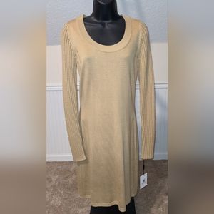 Calvin Klein fitted sweater knit dress